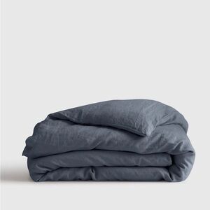 QUINCE European Linen Duvet Cover Twin Nightfall